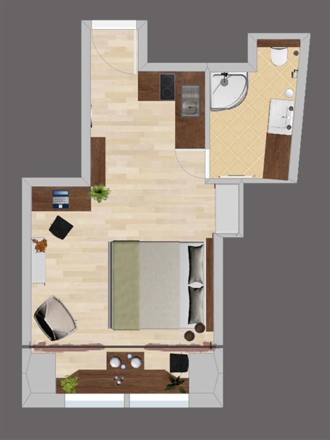 ⭑ Comfy Vip Studio In The Center With Netflix Brno Eksteriør bilde